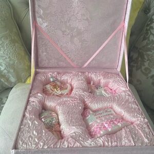 Elegant Pink Christmas Ornament Set